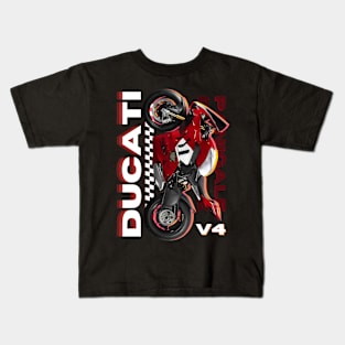 Red Ducati Panigale Kids T-Shirt